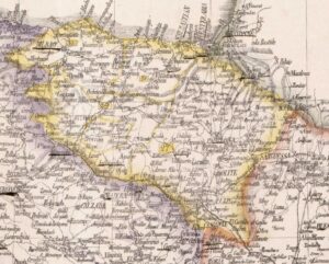 Charte von Spanien und PortugalHeinrich ArnzArnz & CompDüsseldorf, 1820