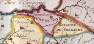 Carte Genealogique des rois de Navarre deCastille D’Arragon de Portugal et de Grenaderangée en parallele avec la carte D’Espagnequi distingue las diverses situations de leursetatsleurs armes et alliances[Henri Abraham Chatelain][Chez L’Honoré & Chatelain][Amsterdam] [1720]