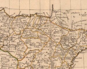Hispania Antiqua in tres praecipuas partes scilicet... Antonio Zatta arg. g. Venettis, 1785