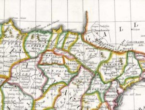 L’Antica Ispania divisa in tre parti principali che sono… G. M. Cassini Calcografia Camerale Erroma, 1799
