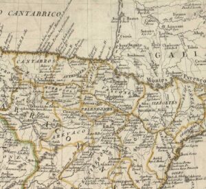 Mapa General de España Antigua López, Juan López, Juan Madril, 1786