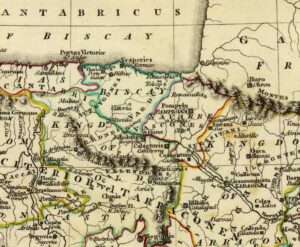 Hispania, vel Iberia. Spain and Portugal E.P. delint. Jones & Smith Patteson, Surrey l. g. 1804