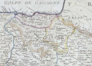 El reyno de España dividido en dos grandes estados de Aragón y de Castilla, subdividido en muchas provincias, donde se halla también el Reino de Portugal Louis Joseph Mondhare L. Mondhare Paris, 1809