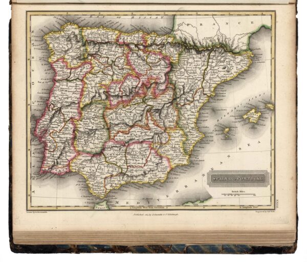 Spain and PortugalA. ArrowsmithA. Constable & Co.Edinburgo, 1817