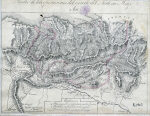 Teatro de las operaciones del Ejército del Norte en Mayo de 1836Ezezagunaarg. g.l. g. [1836]