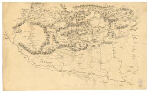[Hego Euskal Herriko lurraldearen zati baten planoa] Senén Buenaga Eskuizkribua l. g. [1845