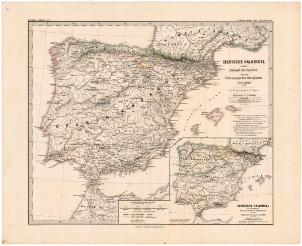 Iberische Halbinsel…Karl Spruner [Justus Perthes[ [Gotha] [1871]