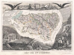Dépt. Des Bses. PyrénéesV. LevasseurChez CombetteParis [1855 inguru]