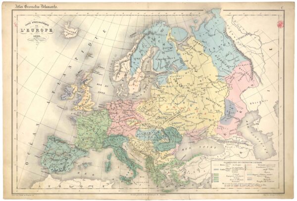 177 Carte Ethnographique de l’Europe