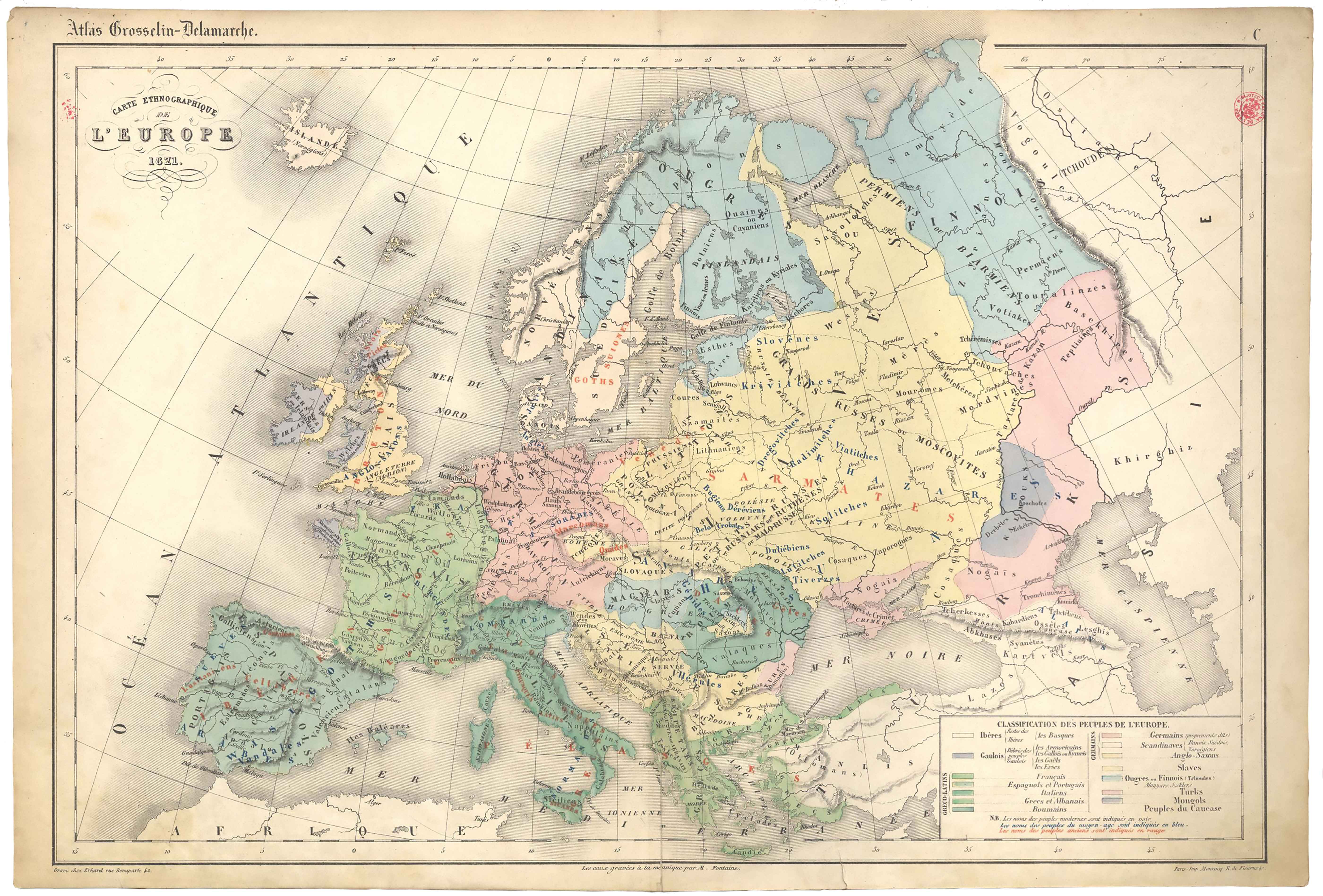 Carte Ethnographique de l’Europe