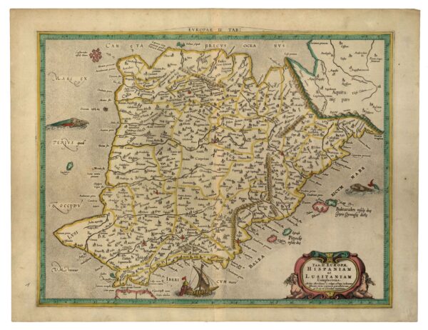 Tab II Europae/Hispaniam ac Lusitaniam
[Gerard Mercator]
[G. Kempen]
[Kolonia] [1578]