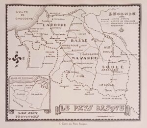 Le Pays Basque - Les Sept Provinces [Philippe Veyrin]; Pedro Garmendia. arg. g. l.g. [1930 inguru]