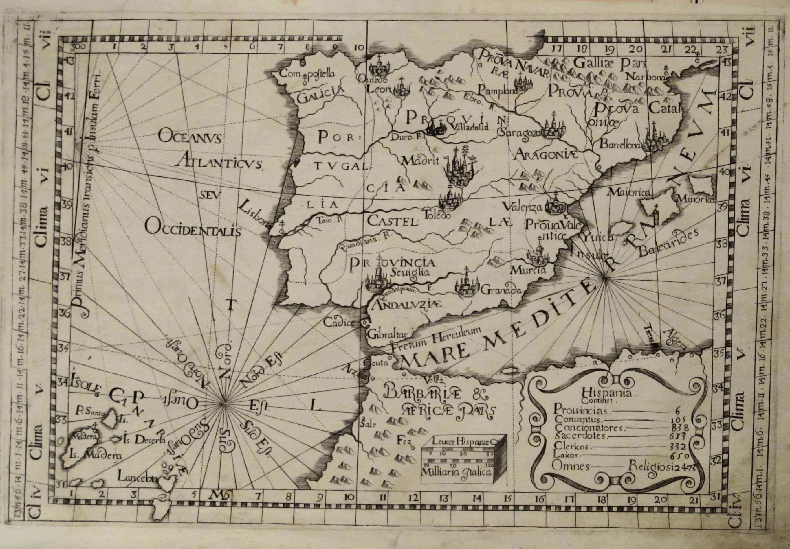 Hispania Continet [Silvestro da Panicale] [Joannis Montecalerio] [Milan] [1712]
