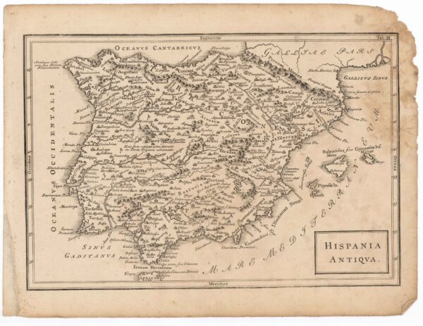 Antient Spain I. Basire arg. g. Londres, 1760 inguru