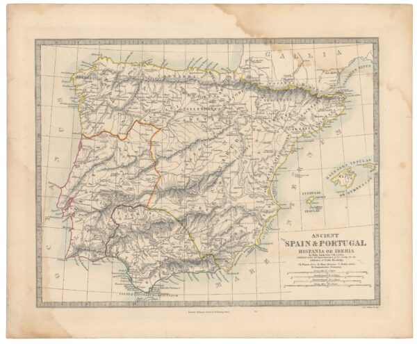 92 Ancient Spain & Portugal : Hispania or Iberia J. C. Walker Smith, Philip ; Walker, J. & C. Londres, 1800