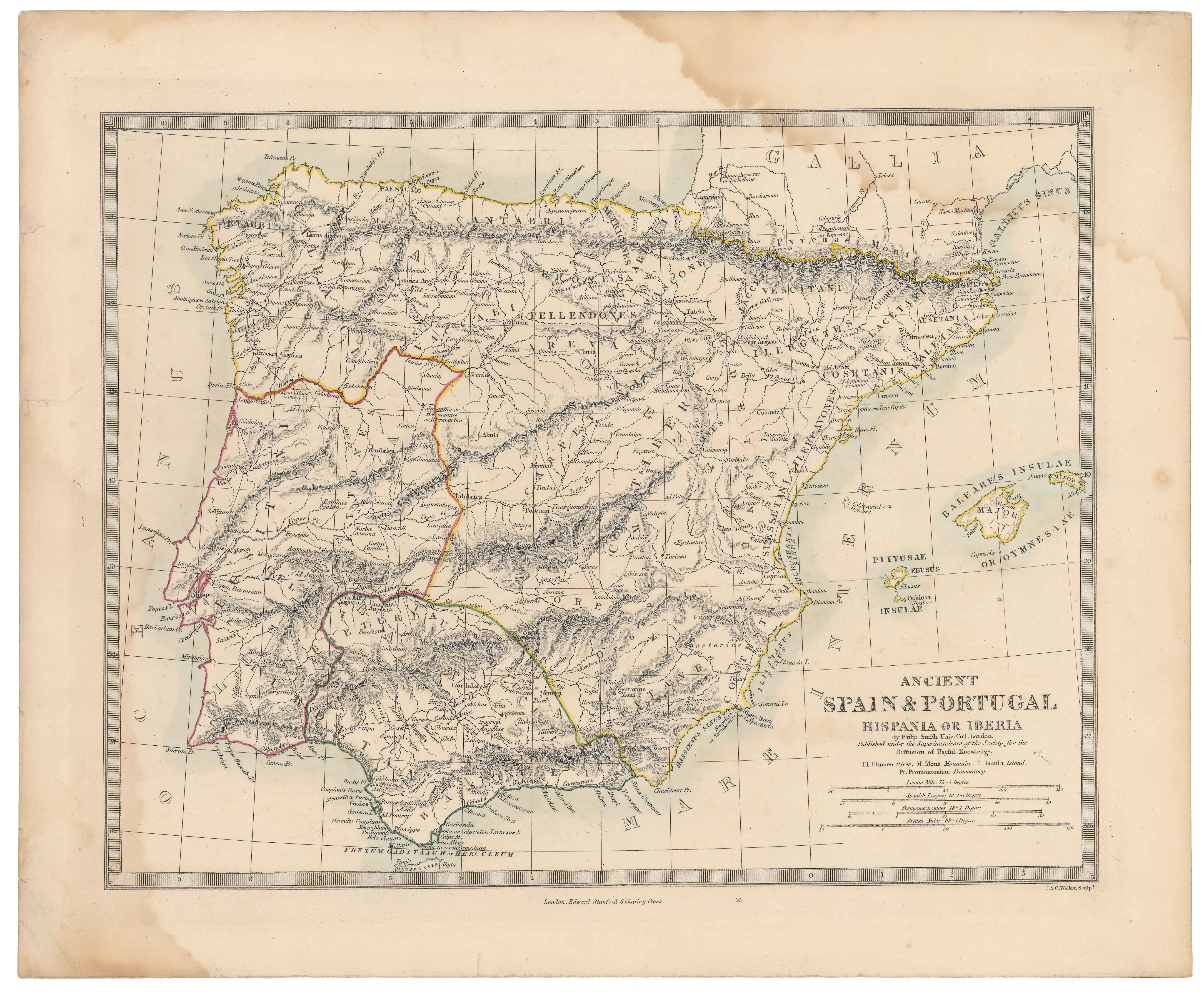 Ancient Spain & Portugal : Hispania or Iberia J. C. Walker Smith, Philip ; Walker, J. & C. Londres, 1800
