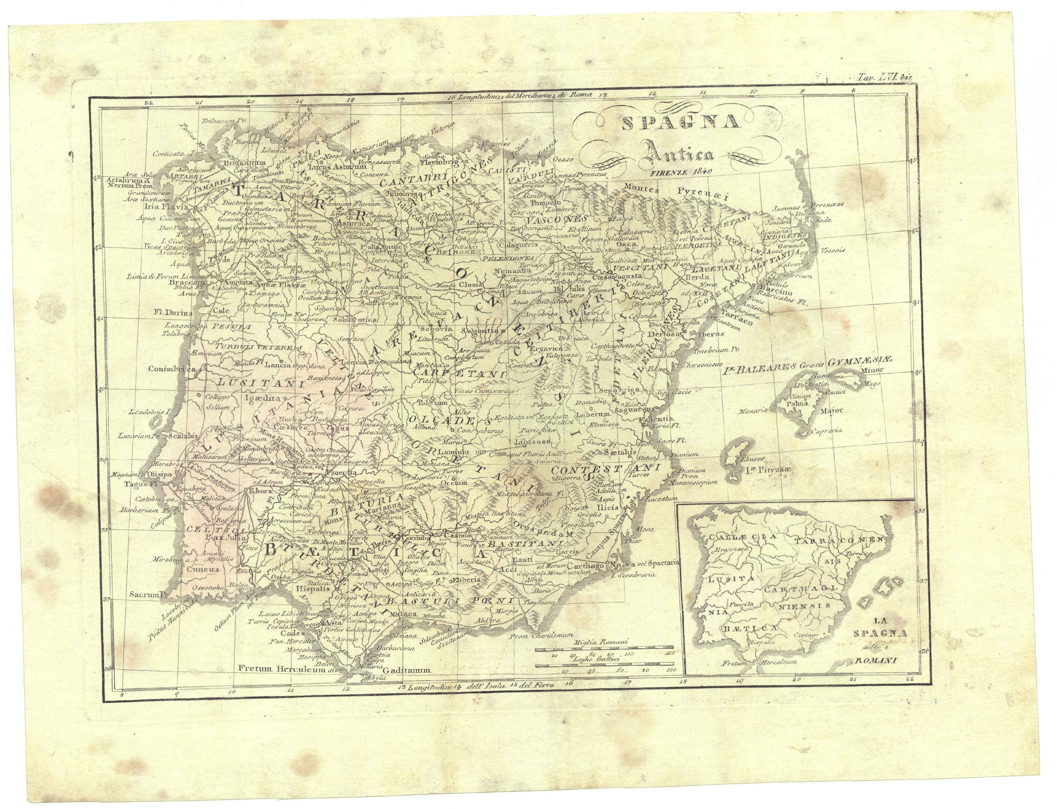 Spagna Antica Array arg. g. Floren tzia, 1840